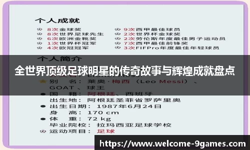 全世界顶级足球明星的传奇故事与辉煌成就盘点